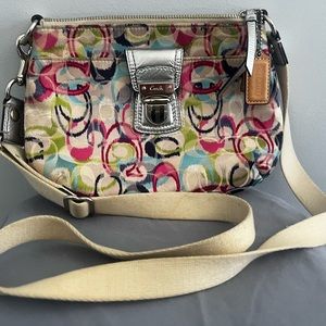 Coach multicolor crossbody